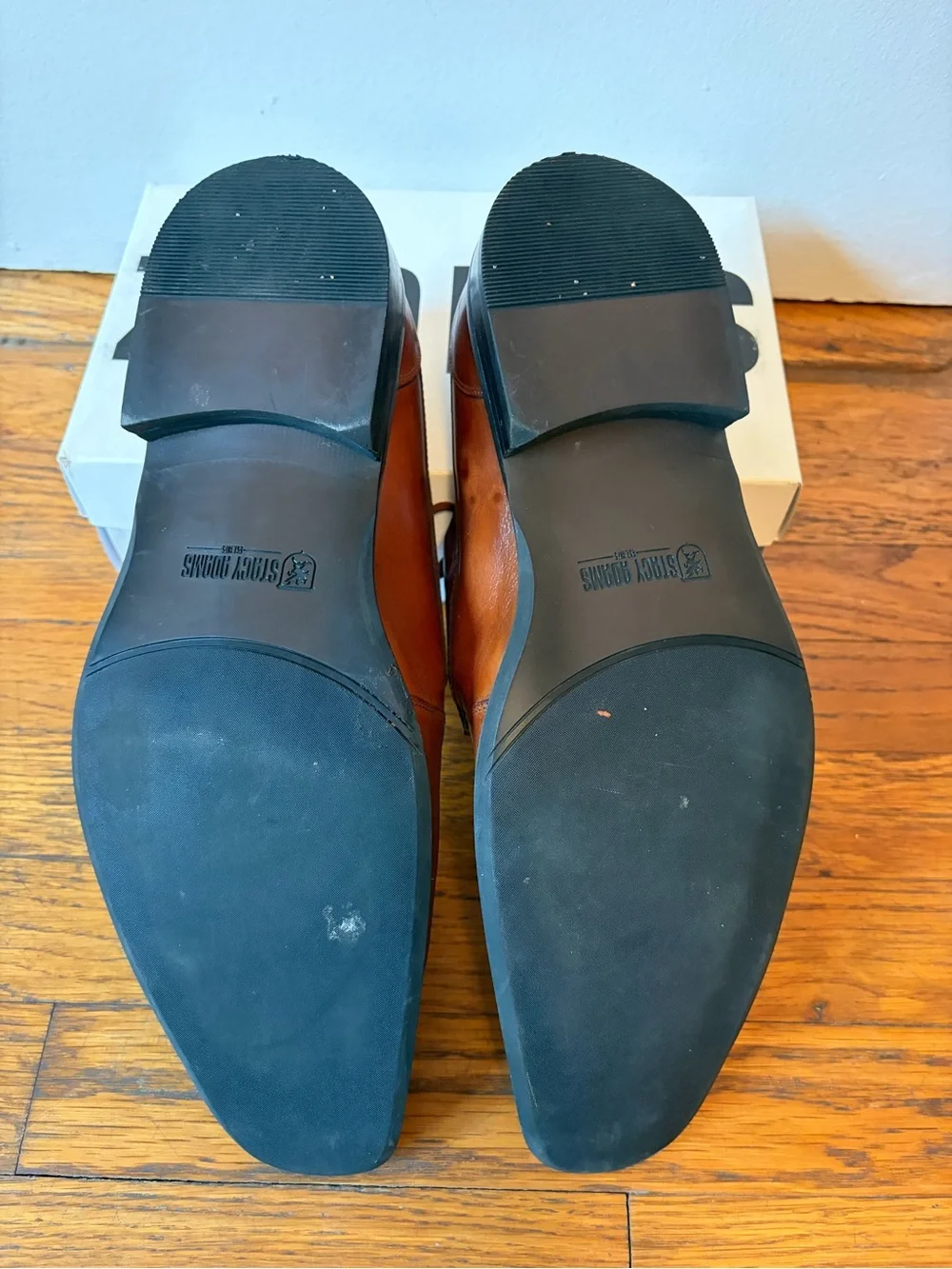 Men's Brown Leather Lace-Up Dress Shoes